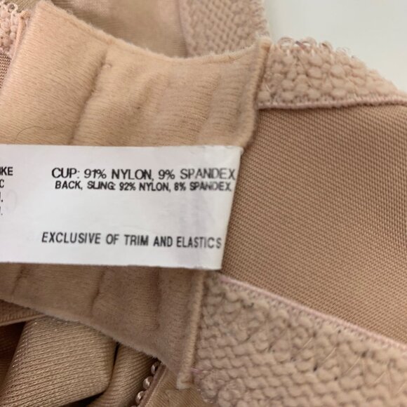 Bali Double Support Tailored Wireless Bra in Shimmery Beige Size 34C - Picture 7 of 7